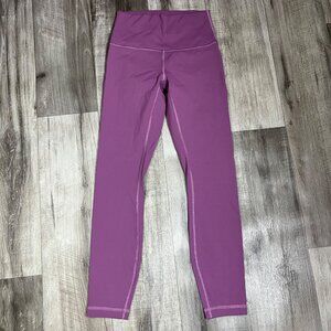 Lululemon Athletic Wunder Under HR Tight Yoga Pants 25” Plum Women’s Size 4